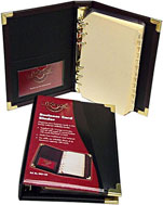 Waterville Business Card Binder 120 Cards Index A5
